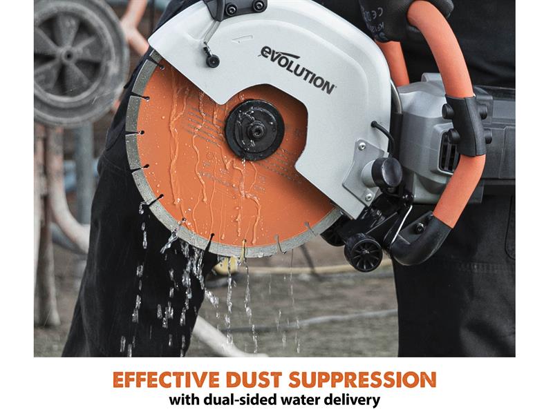 Evolution 300mm Disc Cutter Kit 1600W 110V With Water Delivery EVLR300DCTPL