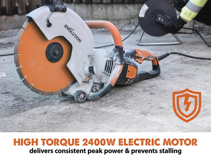 Evolution 300mm Disc Cutter Kit 1600W 110V With Water Delivery EVLR300DCTPL