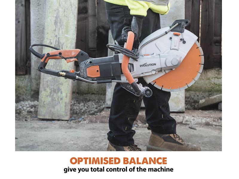 Evolution 300mm Disc Cutter Kit 1600W 110V With Water Delivery EVLR300DCTPL