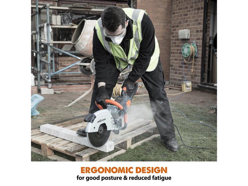 Evolution R300DCT 300mm Disc Cutter + Blade 2400W 240V EVLR300DCT