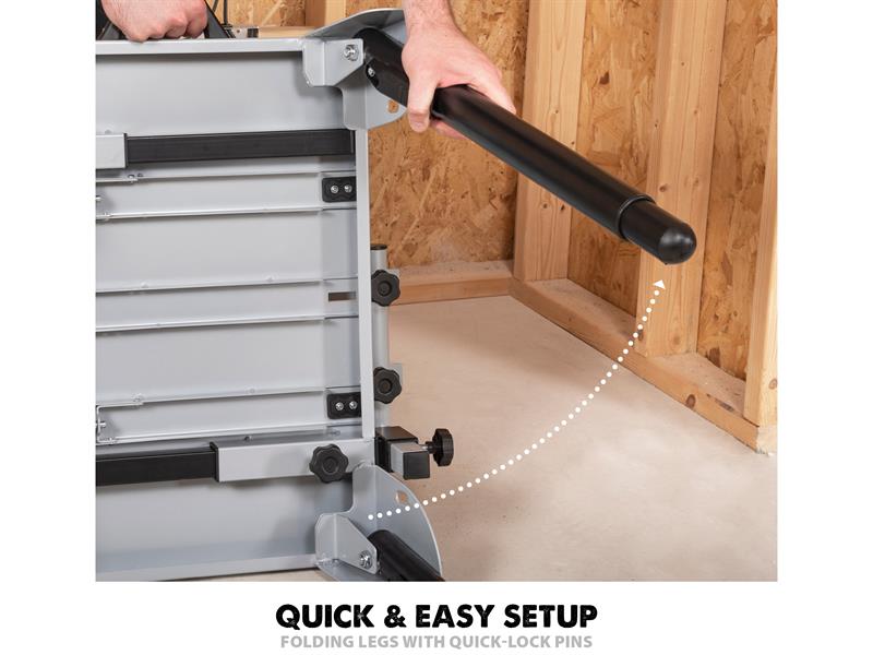 Evolution Chop Saw Stand with Universal Fittings EVLSAWSTAND