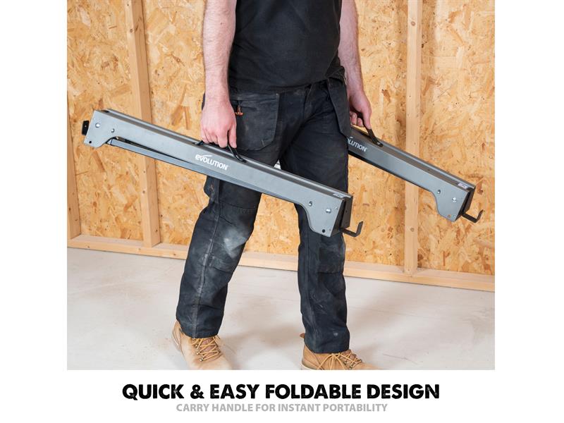 Evolution Metal Folding Sawhorse Stand (Twin Pack) EVLTRESTLES