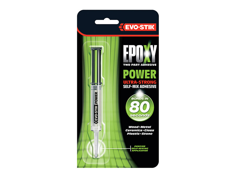 EVO-STIK 80 Seconds Epoxy Power Syringe 3g EVO30613707