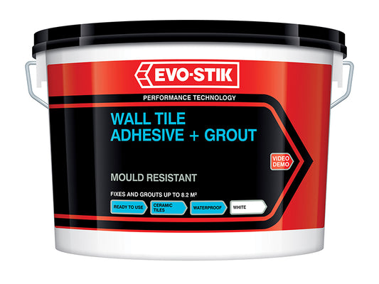 EVO-STIK Mould Resistant Wall Tile Adhesive & Grout 1 litre EVO416512