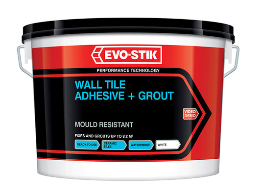 EVO-STIK Mould Resistant Wall Tile Adhesive & Grout 2.5 litre EVO416529
