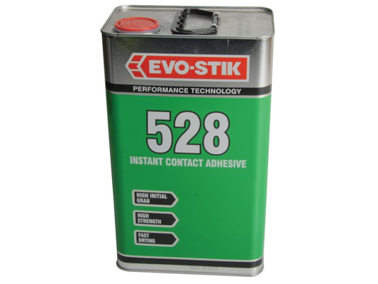 EVO-STIK 528 Instant Contact Adhesive 5 Litre EVO5285L
