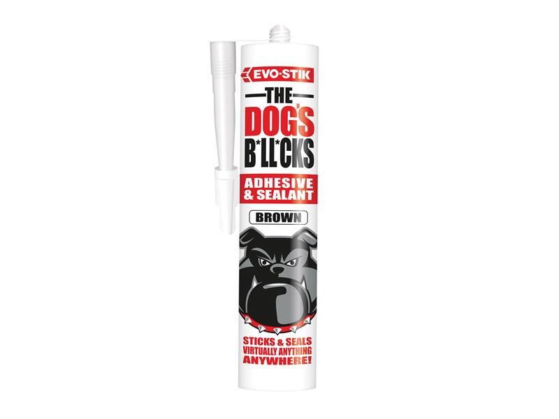 EVO-STIK The Dog's B*ll*cks Multipurpose Adhesive & Sealant Brown 290ml EVOTDBBR