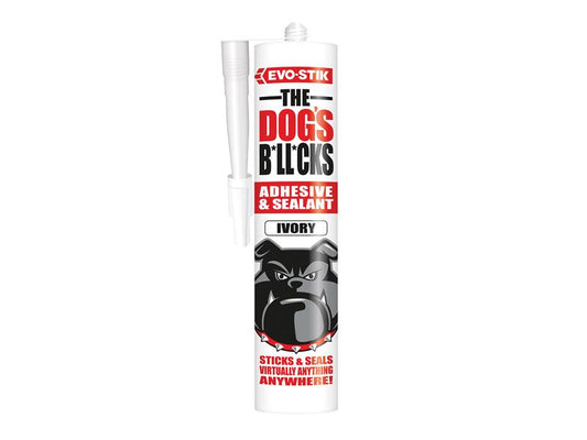 EVO-STIK The Dog's B*ll*cks Multipurpose Adhesive & Sealant Ivory 290ml EVOTDBIV