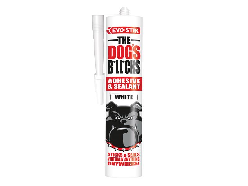 EVO-STIK The Dog's B*ll*cks Multipurpose Adhesive & Sealant White 290ml EVOTDBWH