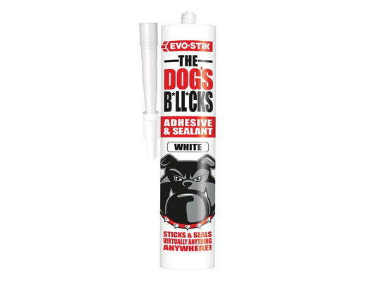 EVO-STIK The Dog's B*ll*cks Multipurpose Adhesive & Sealant White 290ml EVOTDBWH