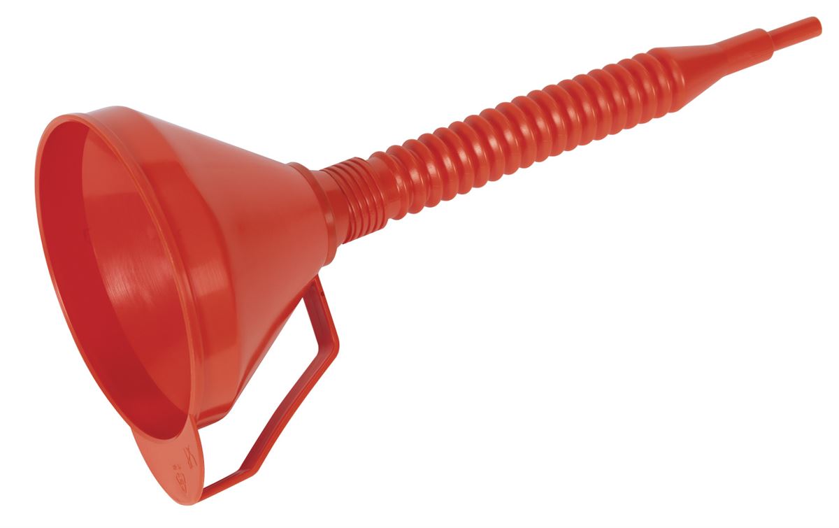 Sealey Funnel with Flexible Spout & Filter Medium �160mm F16F