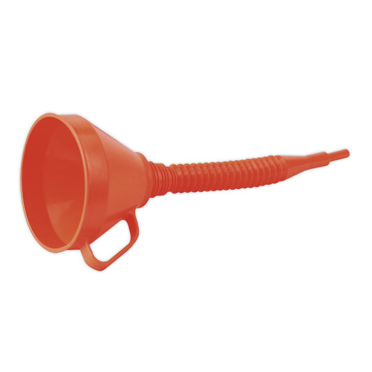 Sealey Funnel with Flexible Spout & Filter Medium �160mm F16F