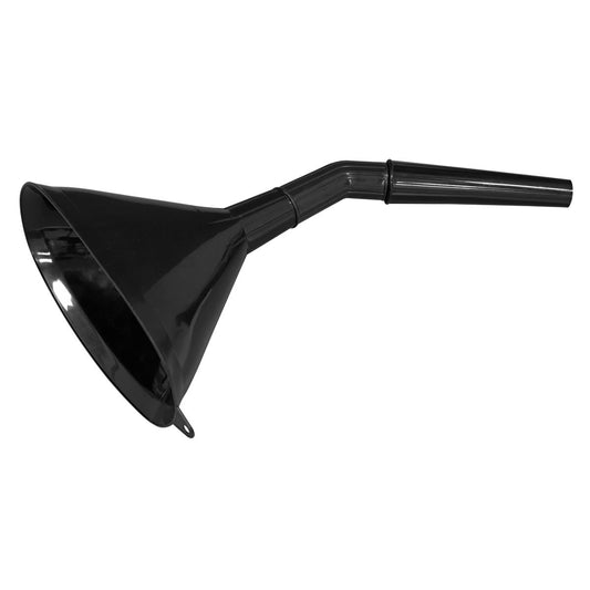 Sealey Angled Spout Oval Oil Fuel Funnel with Filter 200mm Medium F7
