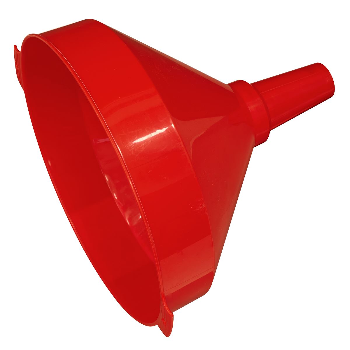 Sealey Fixed Spout Funnel with Filter 300mm Extra-Large Oil Fuel Acids etc F8