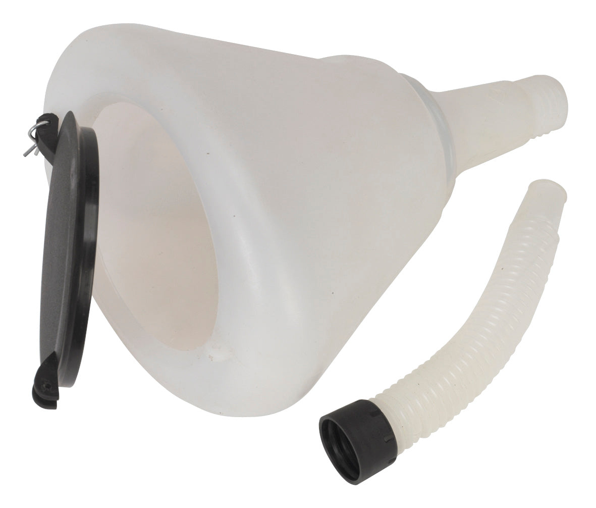 Sealey Funnel with Closing Lid �200mm F99200