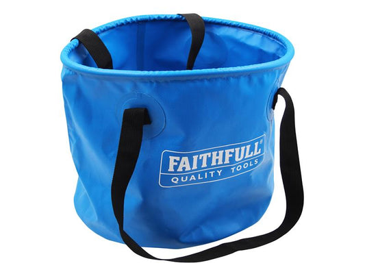 Faithfull Waterproof Collapsible Bucket 20L Dia 32cm Height 27cm FAI20LBUCKET