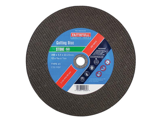 Faithfull Stone Cut Off Disc 300 x 3.5 x 22.23mm FAI3003522S