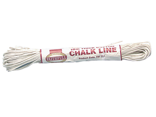 Faithfull 304 Thick Cotton Chalk Line 18m (Box 12) FAI304