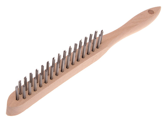 Faithfull 680/2 Heavy-Duty Scratch Brush - 2 Row FAI6802