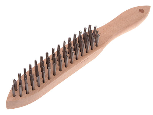 Faithfull 680/4 Heavy-Duty Scratch Brush - 4 Row FAI6804