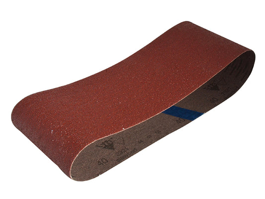 Faithfull Cloth Sanding Belt 610 x 100mm 60G (Pack 3) FAIAB100610C
