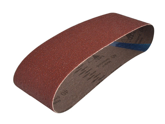 Faithfull Cloth Sanding Belt 533 x 75mm Coarse 60G (Pack 3) FAIAB75533C