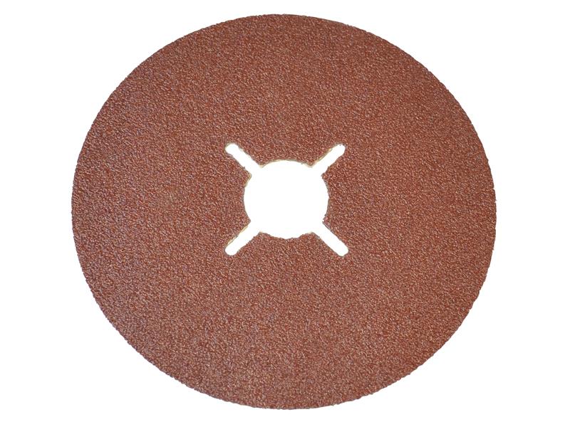 Faithfull Resin Bonded Sanding Discs 178 x 22mm 40G (Pack 25) FAIAD17840