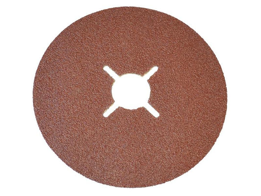 Faithfull Resin Bonded Sanding Discs 115 x 22mm 40G (Pack 25) FAIAD11540