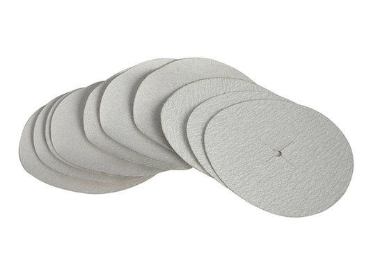 Faithfull Paper Sanding Disc 6 x 125mm Assorted (Pack 10) FAIAD125A