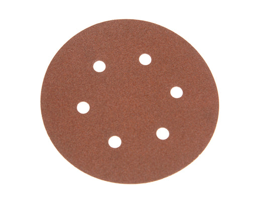 Faithfull Hook & Loop Sanding Disc DID2 Holed 150mm x 40G (Pack 25) FAIAD15040H