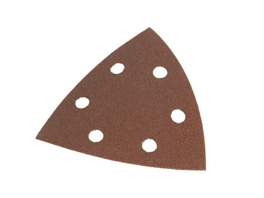 Faithfull Delta Hook & Loop Sanding Sheets TR2 93mm Medium (Pack 25) FAIADSS80