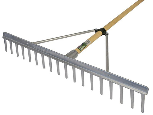 Faithfull Aluminium Landscape Rake Wooden Handle FSC 100% FAIALRFSC