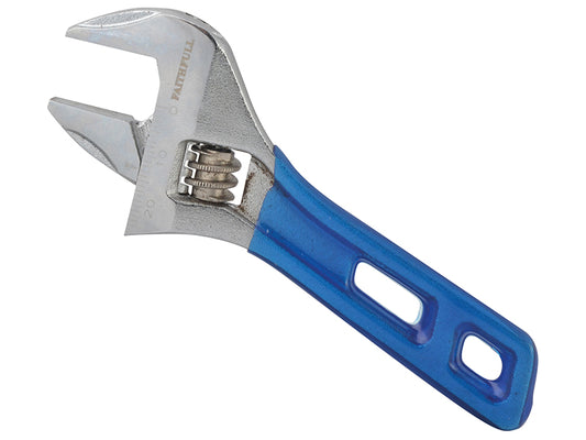 Faithfull FAIAS120W24 Adjustable Spanner Wide Mouth 120mm Capacity 24mm