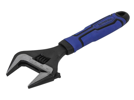 Faithfull Wide Mouth Adjustable Spanner 200mm Jaw capacity 39mm FAIAS200W39