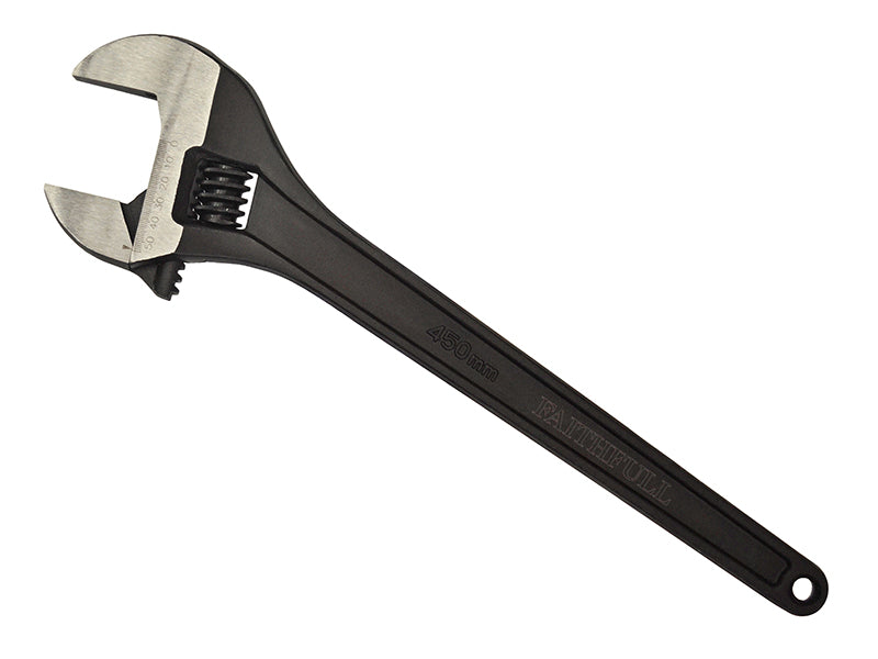 Faithfull Adjustable Wrench 375mm 15in Chrome Capacity 45mm FAIAS375