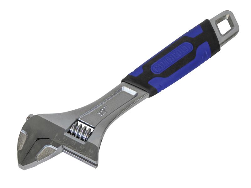 Faithfull Contract Adjustable Spanner 300mm 12in Jaw Capacity 40mm FAIAS300C