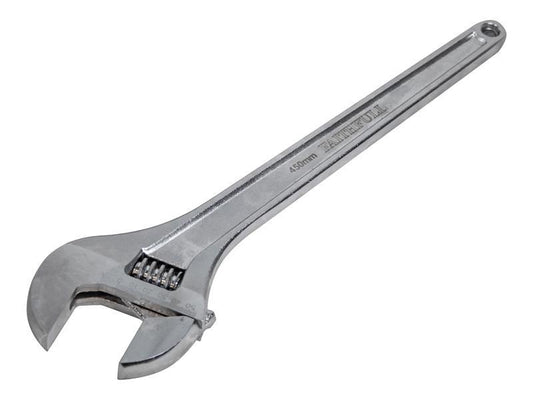 Faithfull Chrome Adjustable Spanner 450mm 18in Capacity 55mm FAIAS450MC