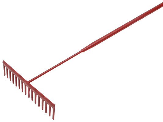Faithfull Asphalt Rake 16 Flat Teeth - Tubular Steel Shaft FAIASP