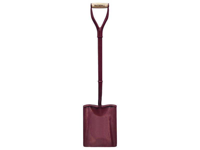 Faithfull All-Steel Shovel Square No.2 MYD Treaded FAIASS2MYDT