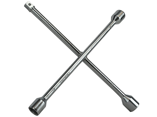 Faithfull 4-Way Wheel Brace Chrome Plated 14in FAIAUWB4WC
