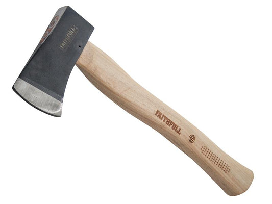 Faithfull Hatchet FSC Hickory Shaft 567g 1.1/4lb Carbon Steel Head FAIAXE114FSC
