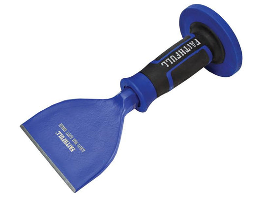 Faithfull Brick Bolster With Plastic Safety Grip 100mm 4in FAIBB4PG