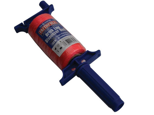 Faithfull Brick Line Dispenser Reel with Hi-Vis Line 100m (330ft) FAIBLDISPHD