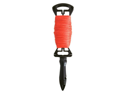 Faithfull Brick Line on Spool 75m (246ft) Orange FAIBLREEL