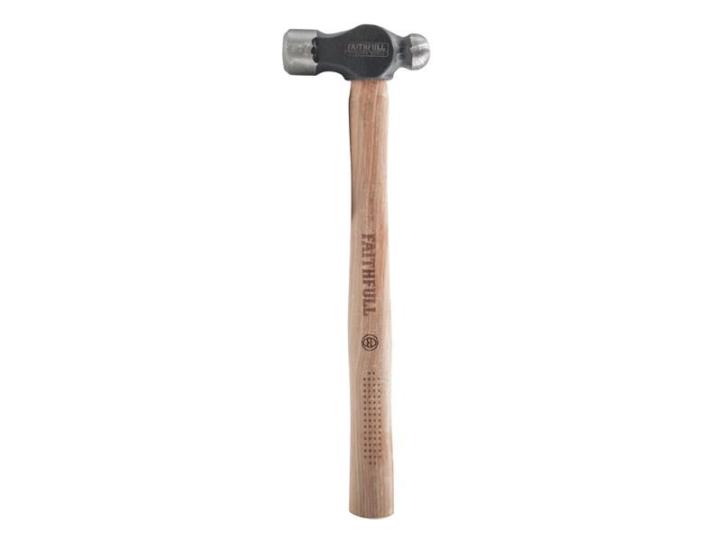 Faithfull Ball Pein Hammer FSC Hickory Handle 454g 1 lb FAIBPH16FSC