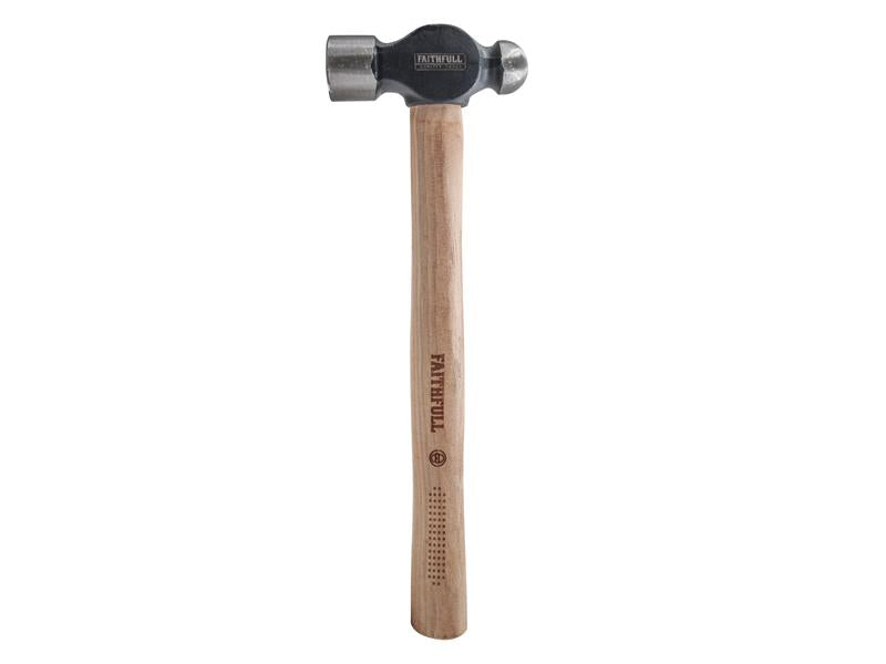 Faithfull Engineers Ball Pein Hammer Hickory Shaft 1.361kg 3 lb FAIBPH48FSC