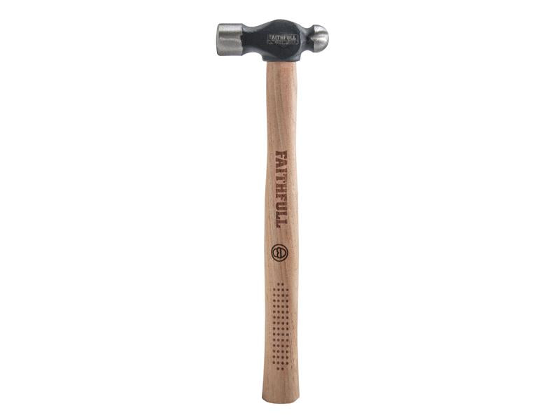 Faithfull Ball Pein Hammer FSC Hickory Shaft 227g 1/2lb FAIBPH8FSC
