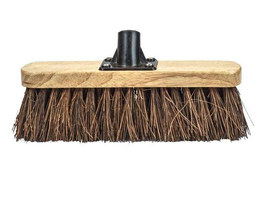 Faithfull Bassine Varnished Broom Head 300mm (12in) Threaded Socket FAIBRBASS12R