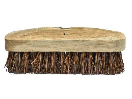 Faithfull Deck Scrub Stiff Broom Head 225mm (9in) FAIBRBASS9
