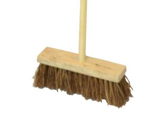 Faithfull Bassine/Cane Flat Broom 325mm (13in) FAIBRBC13FLH